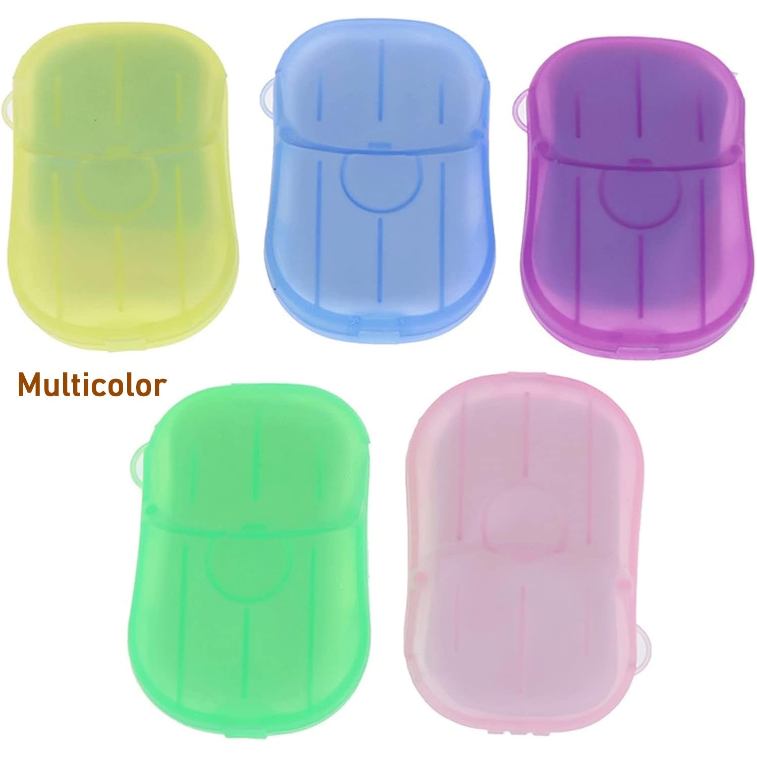 Travel Paper Soap Sheet with Mini Box (20 Sheets in a Pack Approx / Mix Color) Travel Paper Soap Sheet with Mini Box (20 Sheets in a Pack Approx / Mix Color)